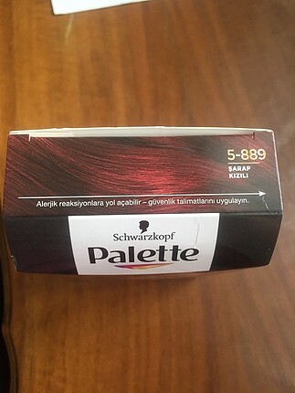 Palette 5-889 Şarap Kızılı saç boyası