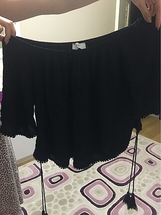 Zara Siyah Bluz
