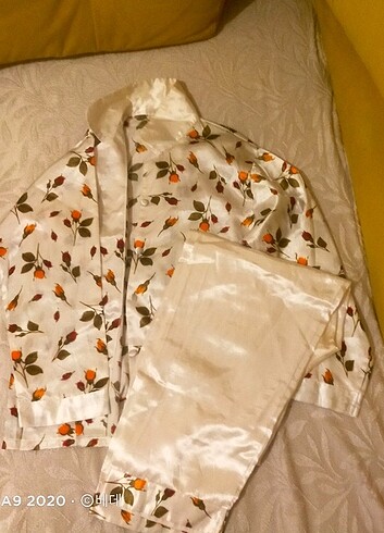 Saten pijama takımı