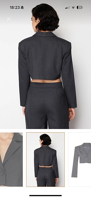 Trendyol & Milla Crop blazer