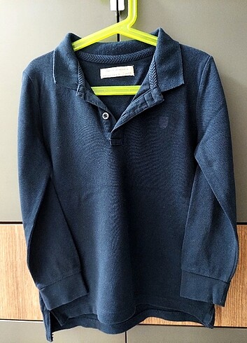 Zara ZARA Polo Yaka Uzun Kollu Thsirt 7 Yaş