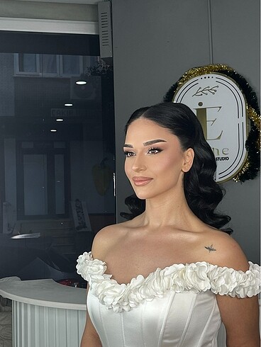 40 Beden beyaz Renk Beyaz nışan elbisesi