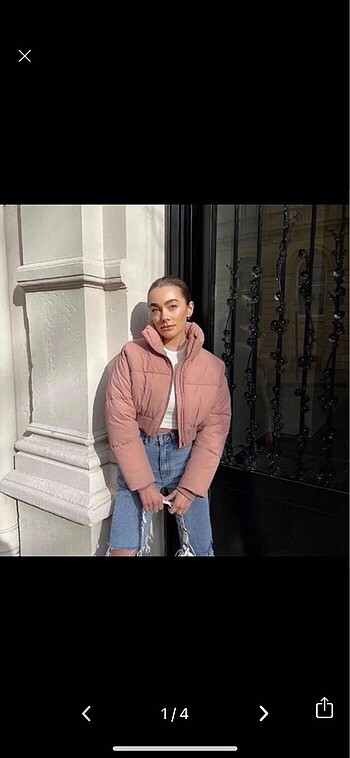 Zara crop şişme mont