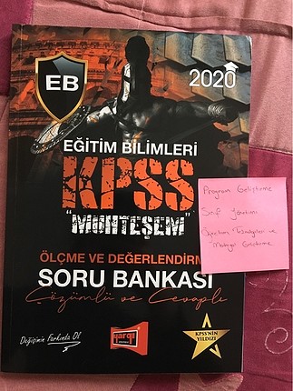 Yargı Program Geliştirme Çözümlü Soru Bankası