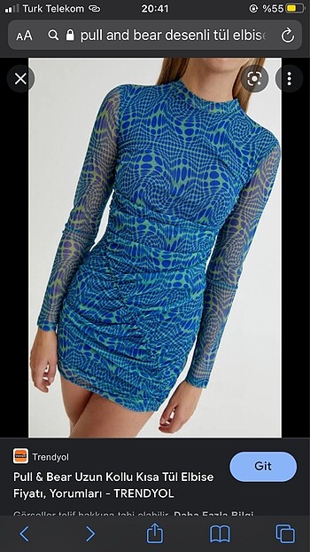 Pull and bear elbise