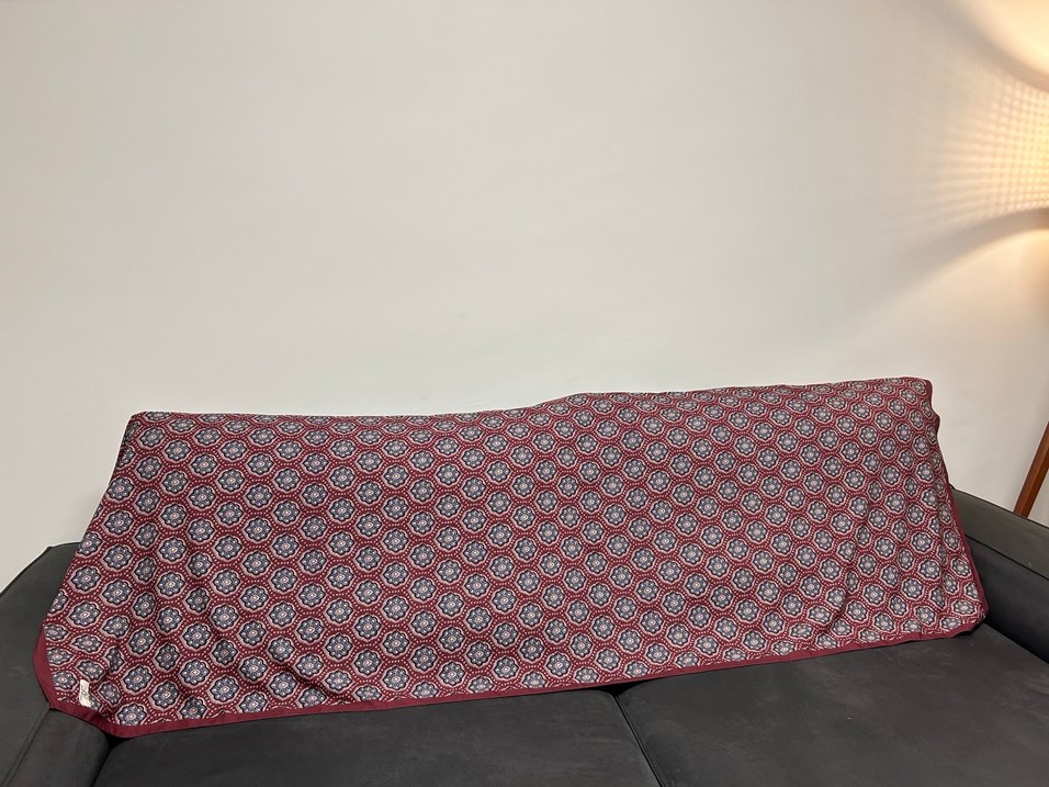 Qef Bordo Daily Print Şal - Görsel 4