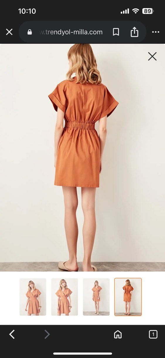 Trendyol kruvaze mini elbise - Görsel 2