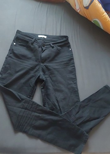 Siyah Kadın Denim Pantolon