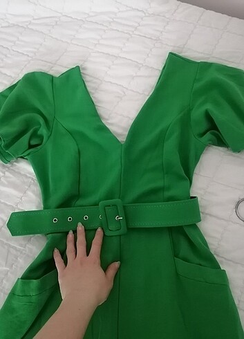 Yeşil Uzun Elbise