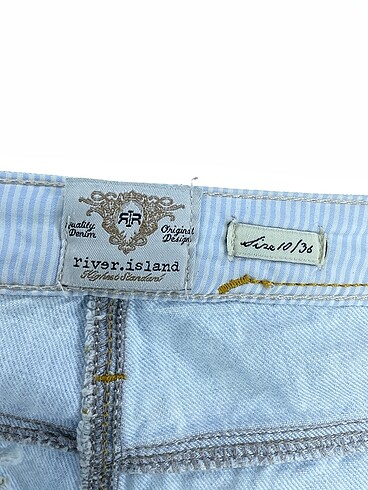 36 Beden mavi Renk River Island Mini Şort %70 İndirimli.
