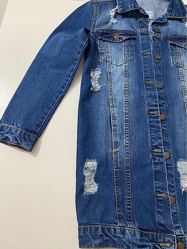Bayan kot ceket - Görsel 2