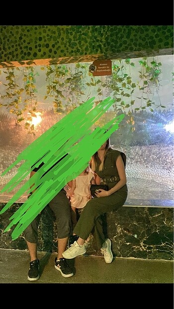 Haki renk tulum - Görsel 5