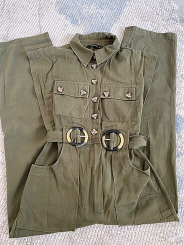 Haki renk tulum - Görsel 6