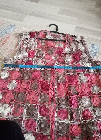 44 Beden Uzun motifli yelek