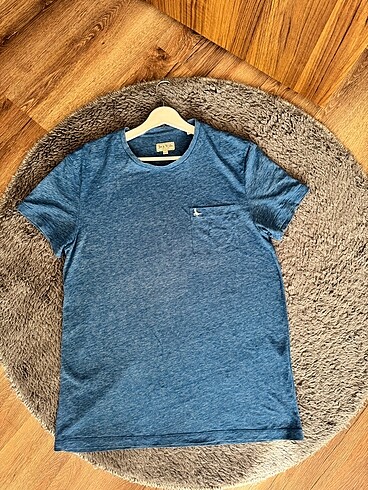 m Beden mavi t shirt