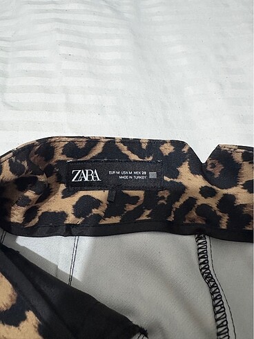 m Beden camel Renk zara leopar pantolon