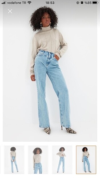 Wide leg jean