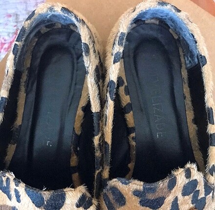 36 Beden Leopar loafer