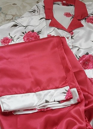 Saten pijama takimi