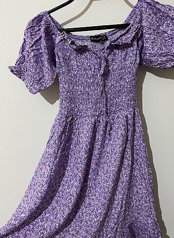 LC Waikiki Lila elbise