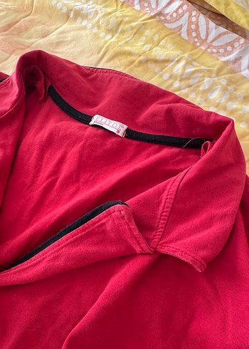 l Beden kırmızı Renk Kırmızı uzun kollu pijama takımı