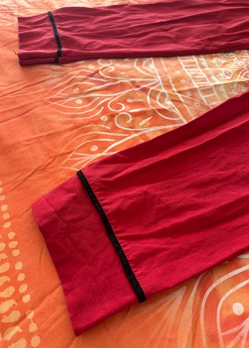 Penti Kırmızı uzun kollu pijama takımı