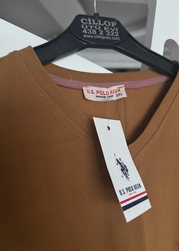 U.s polo tshirt v yaka - Görsel 3