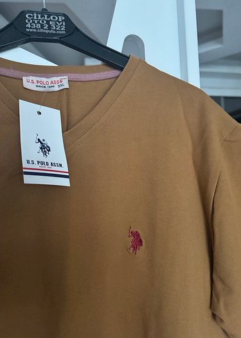 U.s polo tshirt v yaka - Görsel 2