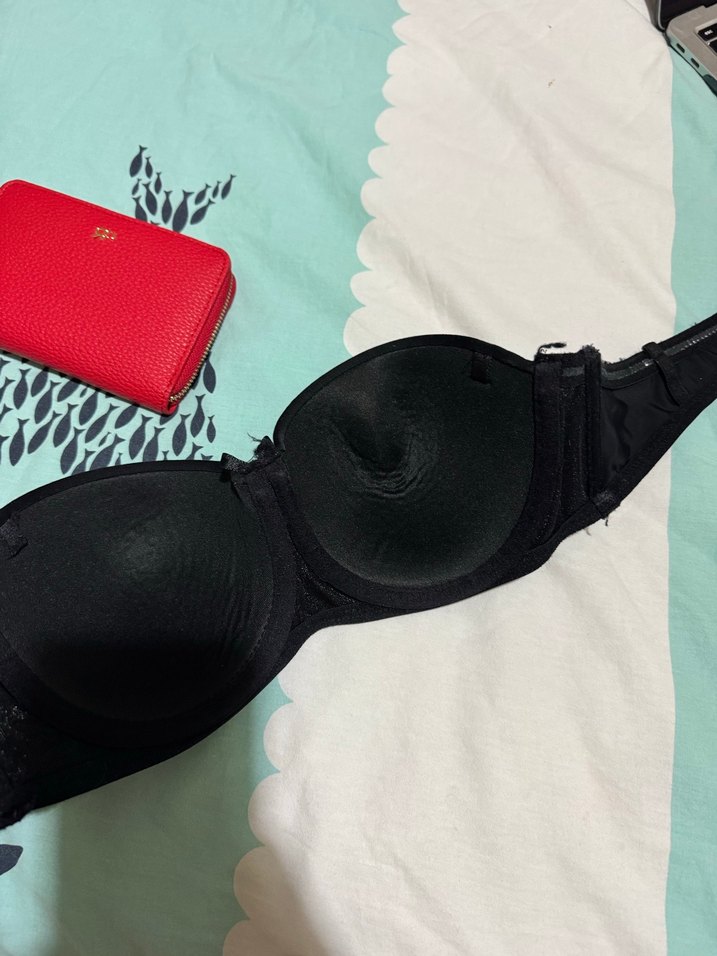 Siyah straplez sütyen - Görsel 2