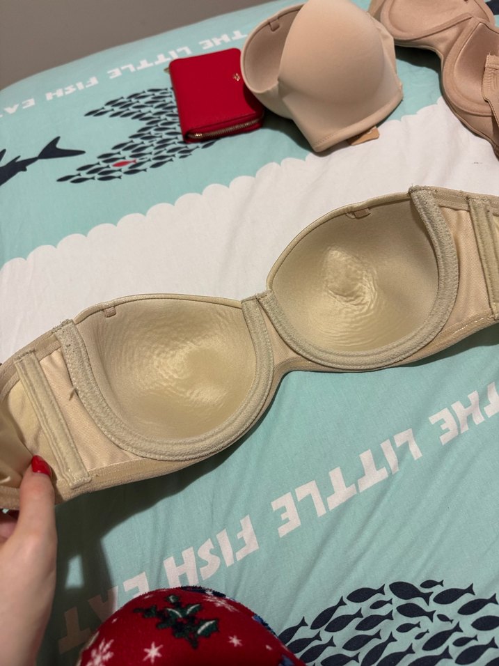 Straplez sütyen ten rengi - Görsel 2