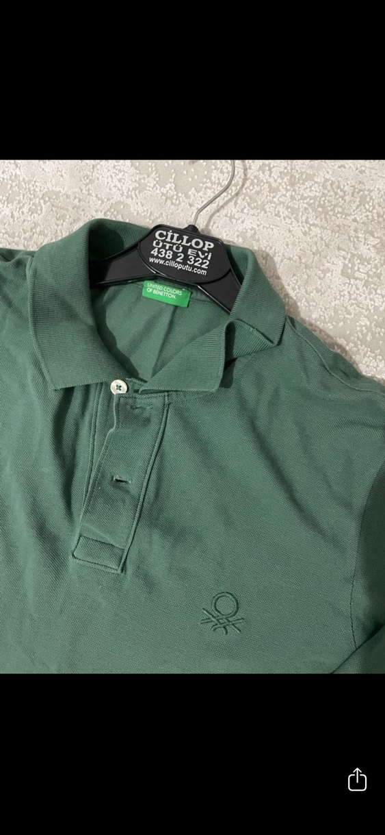 Benetton Polo yaka tişört - Görsel 2
