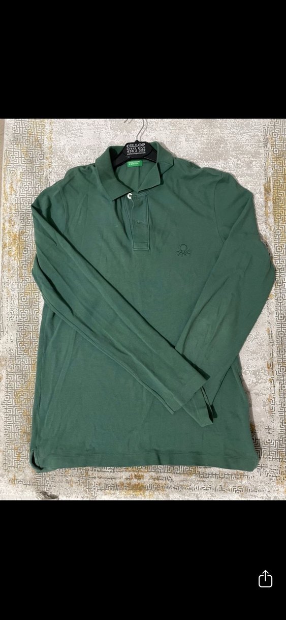 Benetton Polo yaka tişört - Görsel 3