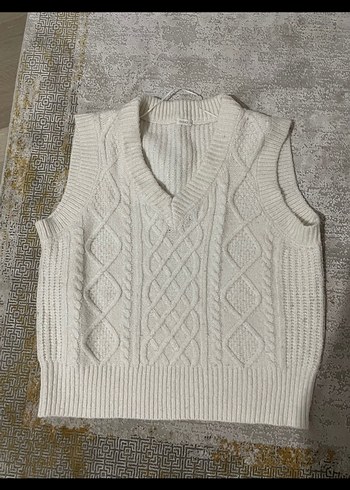 Oysho süveter kazak v yaka - Görsel 3