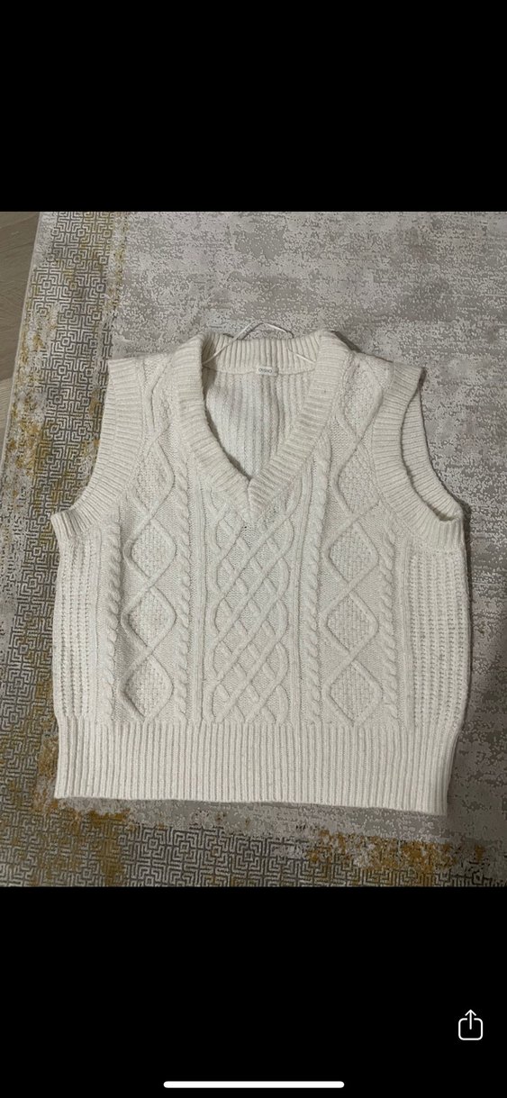 Oysho süveter kazak v yaka - Görsel 3