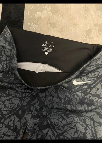 Nike gri desenli tayt - Görsel 3