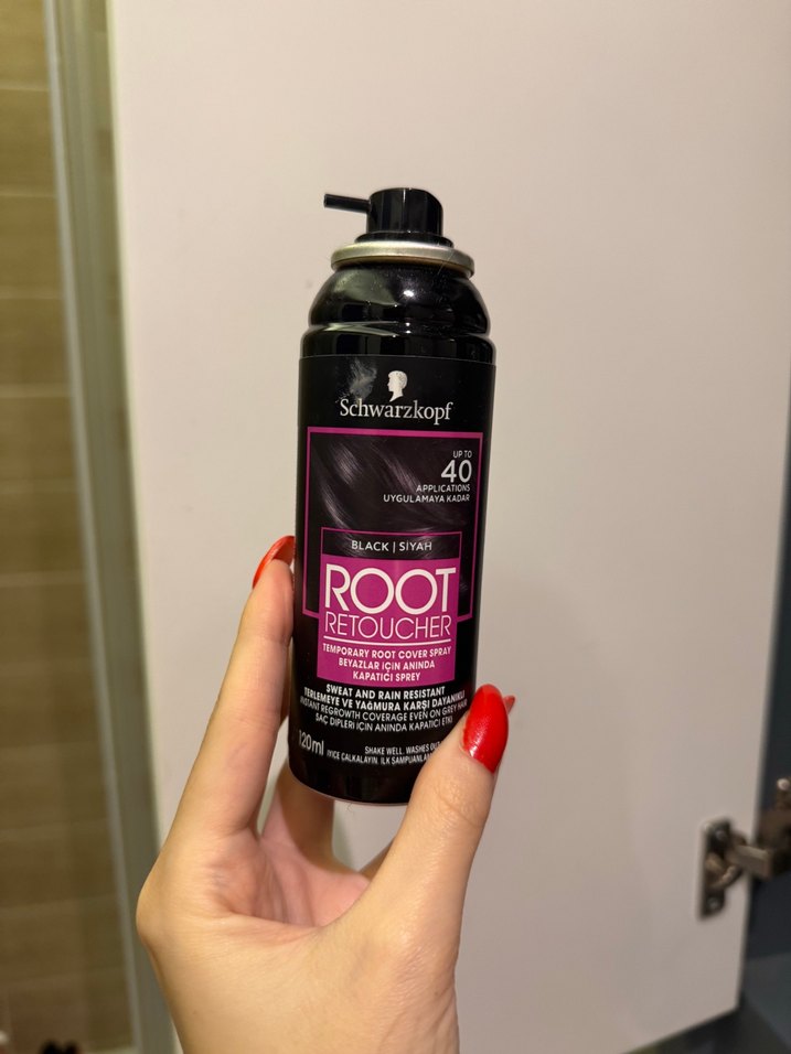 Beyaz kapatıcı sprey siyah dip boya - Görsel 2