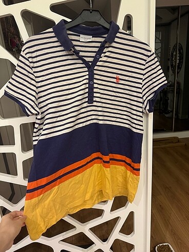 us polo çizgili polo yaka tshirt