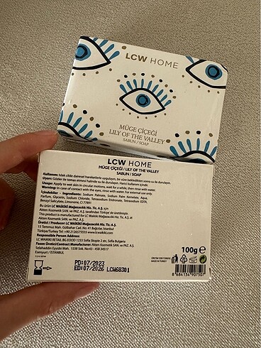 Beden lcw home müge çiçeği katı sabun kokulu