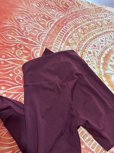 xs Beden bordo Renk Trendyol bordo tayt