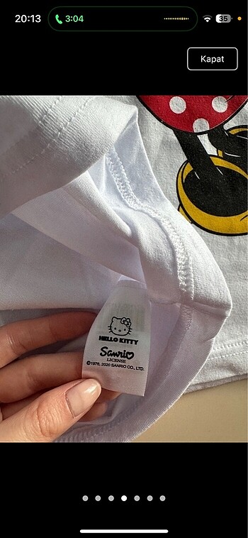 Disney lisanslı atlet mickey hello kitty - Görsel 4