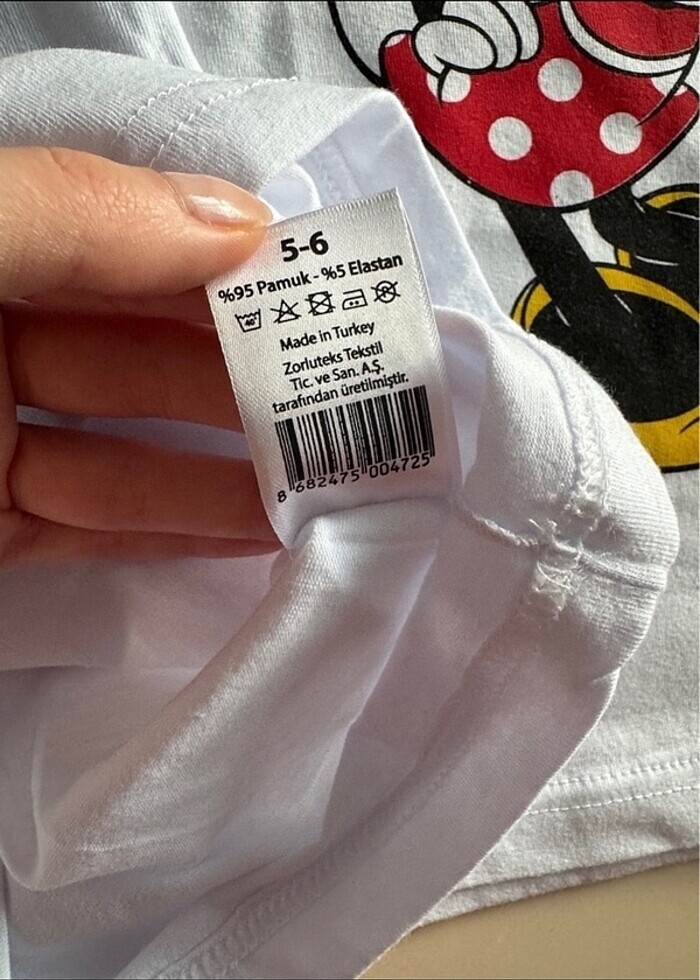 Disney lisanslı atlet mickey hello kitty - Görsel 5