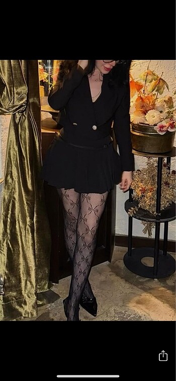 Crop blazer ceket kısa