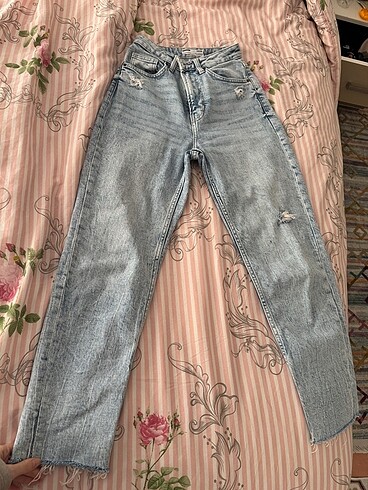 Bershka straight mom jean