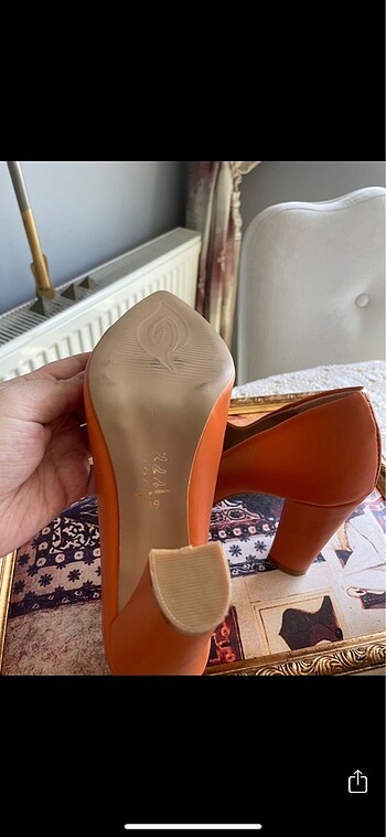 39 Beden turuncu Renk Turuncu stiletto