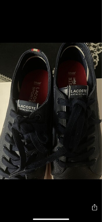 38 Beden lacivert Renk Lacoste spor ayakkabı