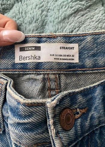 Bershka Düşük Bel Straight Jean - Görsel 5