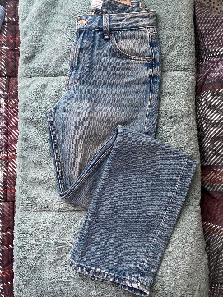 Bershka Düşük Bel Straight Jean - Görsel 2