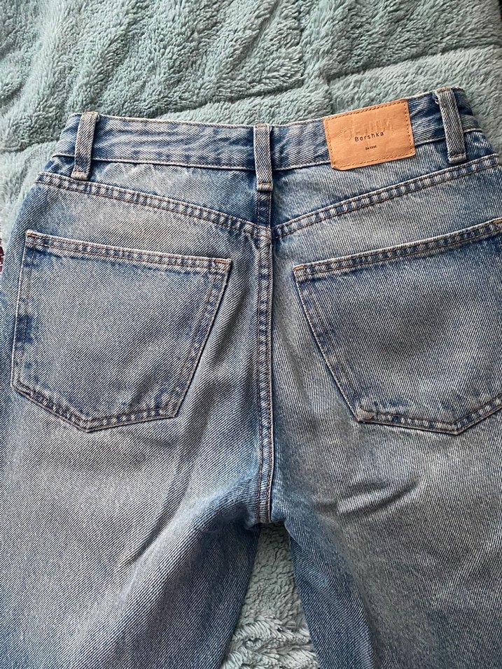Bershka Düşük Bel Straight Jean - Görsel 4