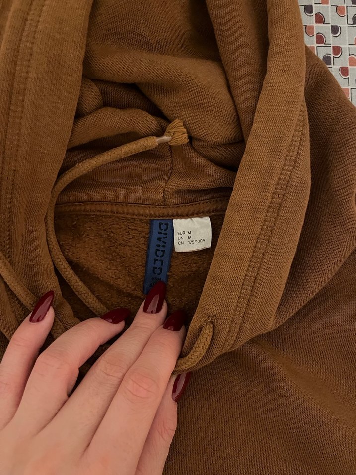 Kahverengi Kapüşonlu Sweatshirt - Görsel 2