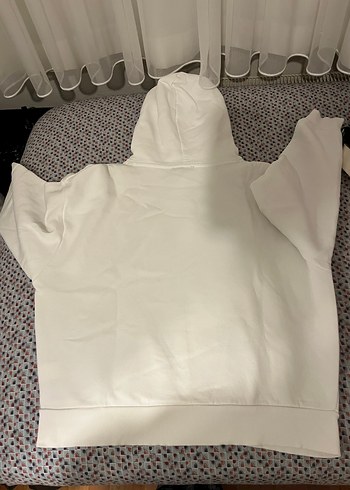 Mavi Kapüşonlu Sweatshirt - Görsel 3